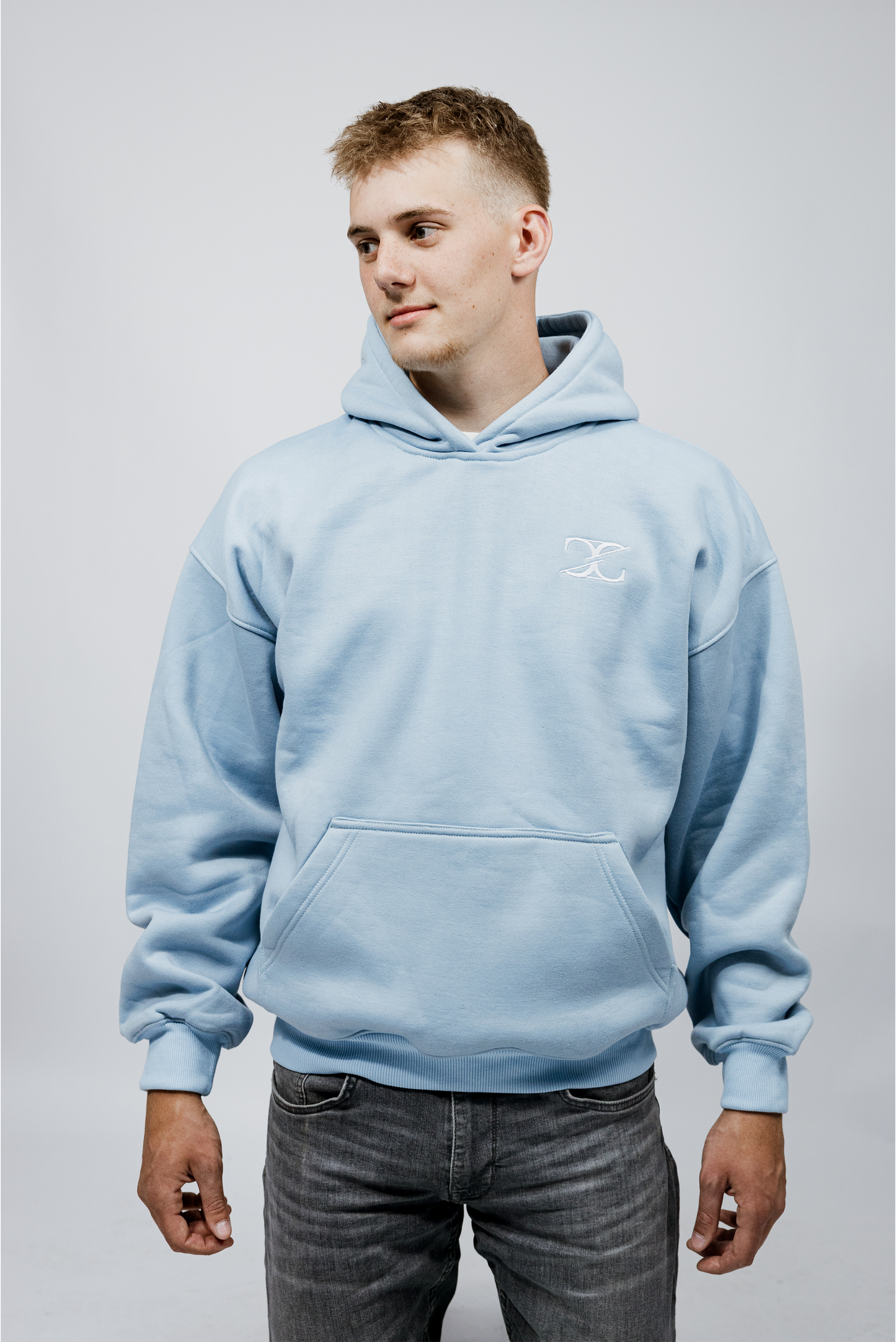 Skyblue Ripple Hoodie