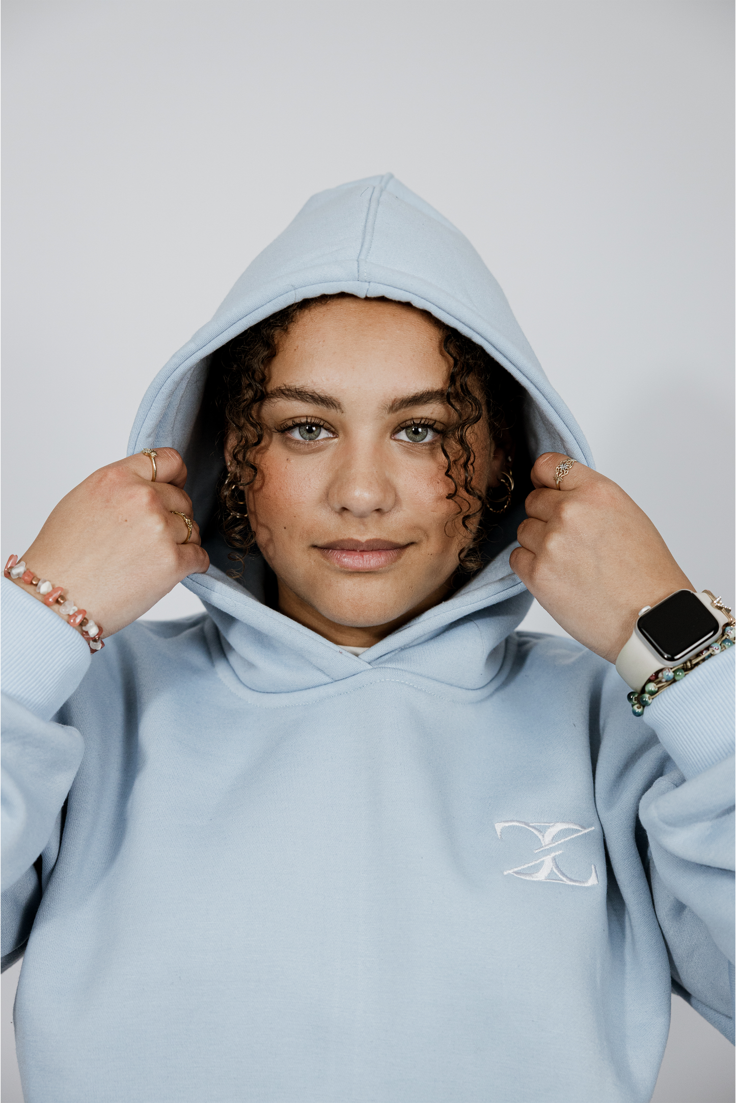 Skyblue Ripple Hoodie