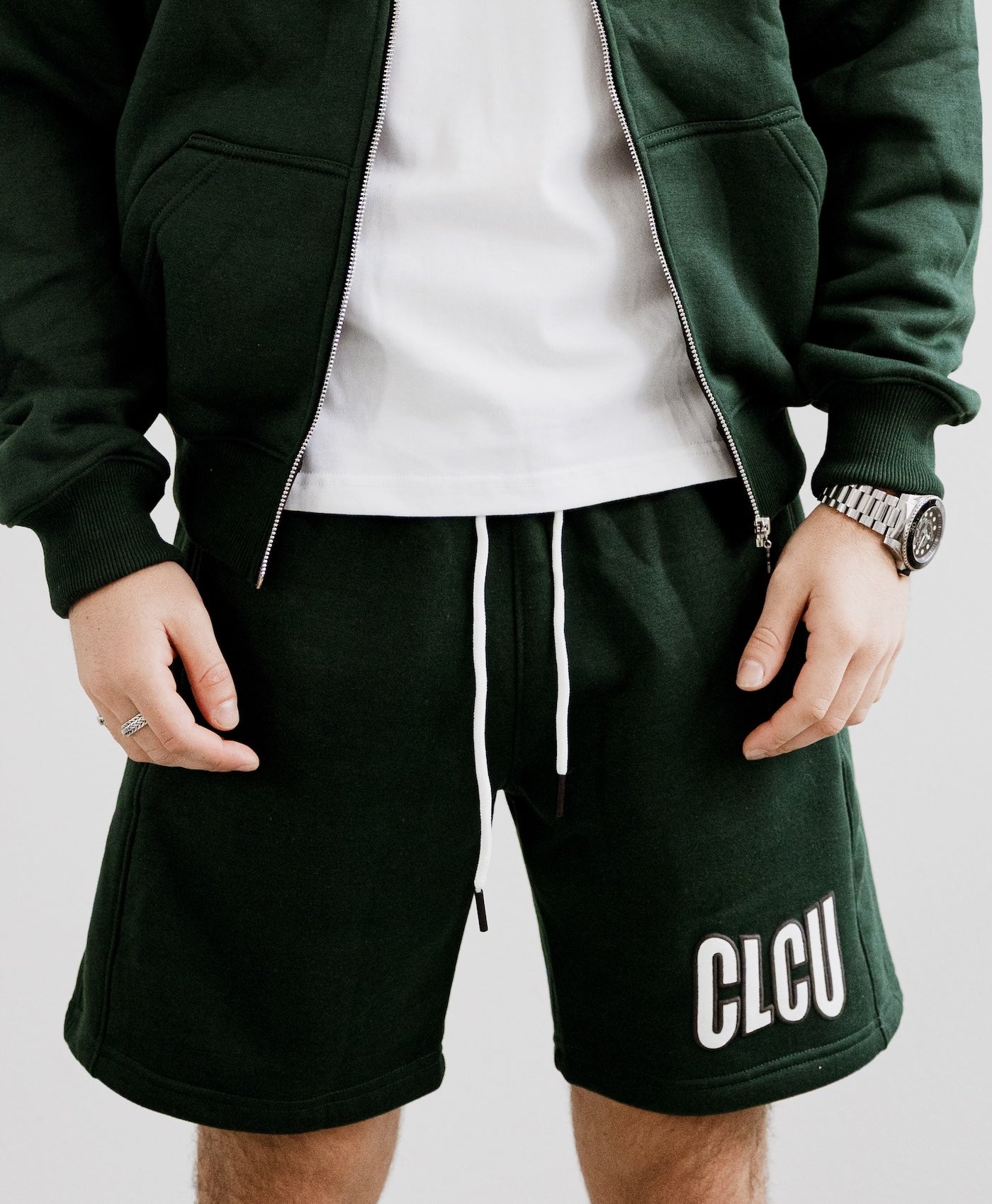 CLCU PUFF Shorts Forest Green