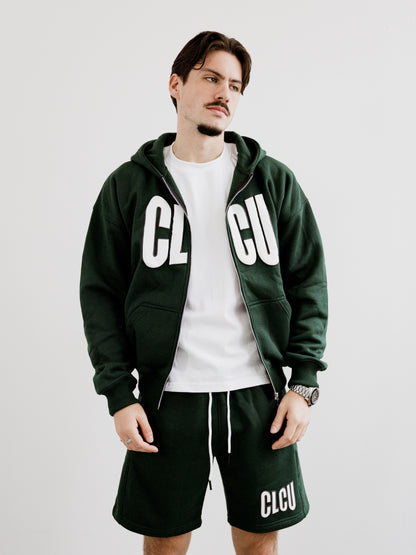 CLCU PUFF Zip-Up Forest Green