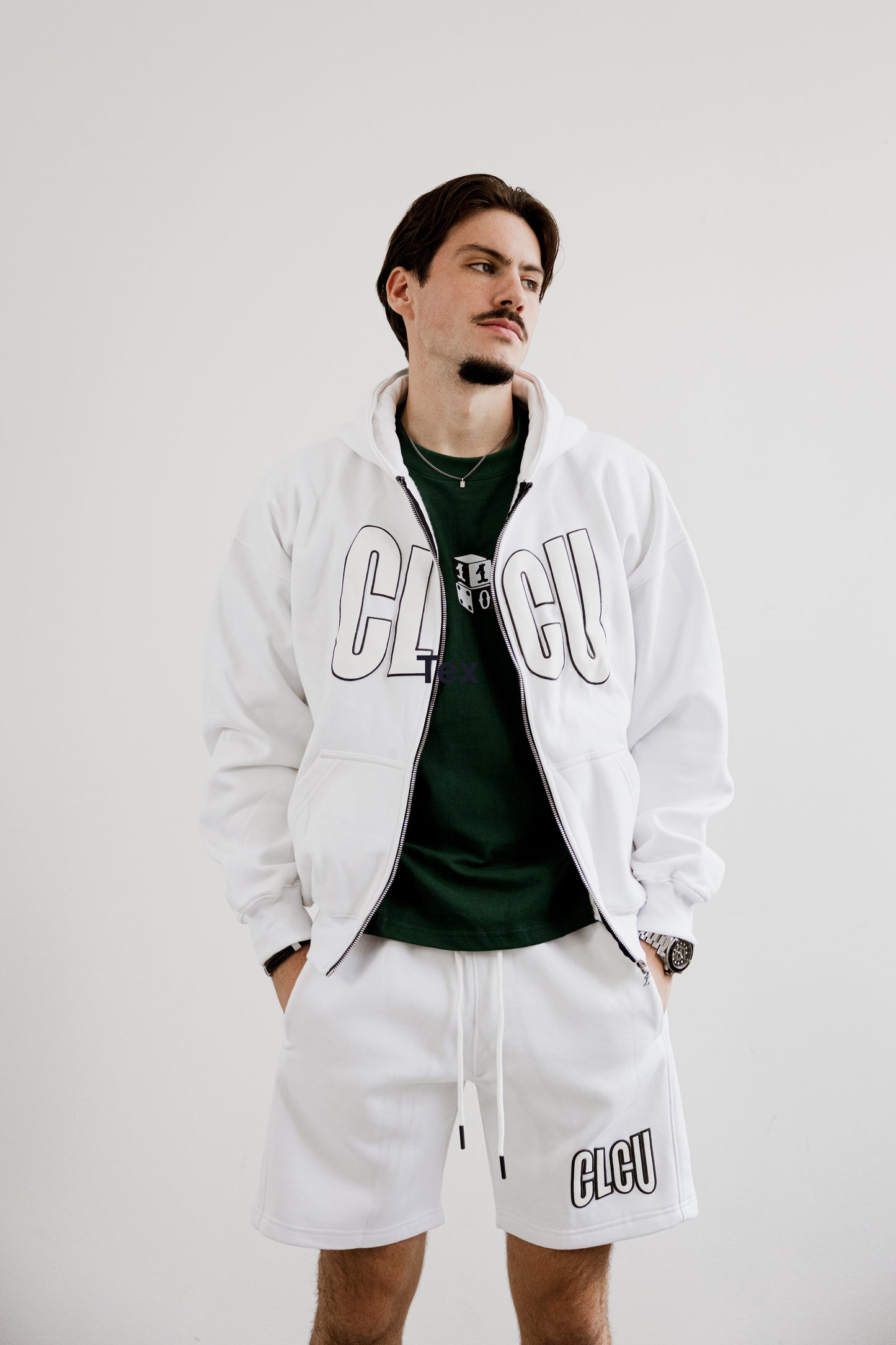 CLCU PUFF Zip-Up Cloud White