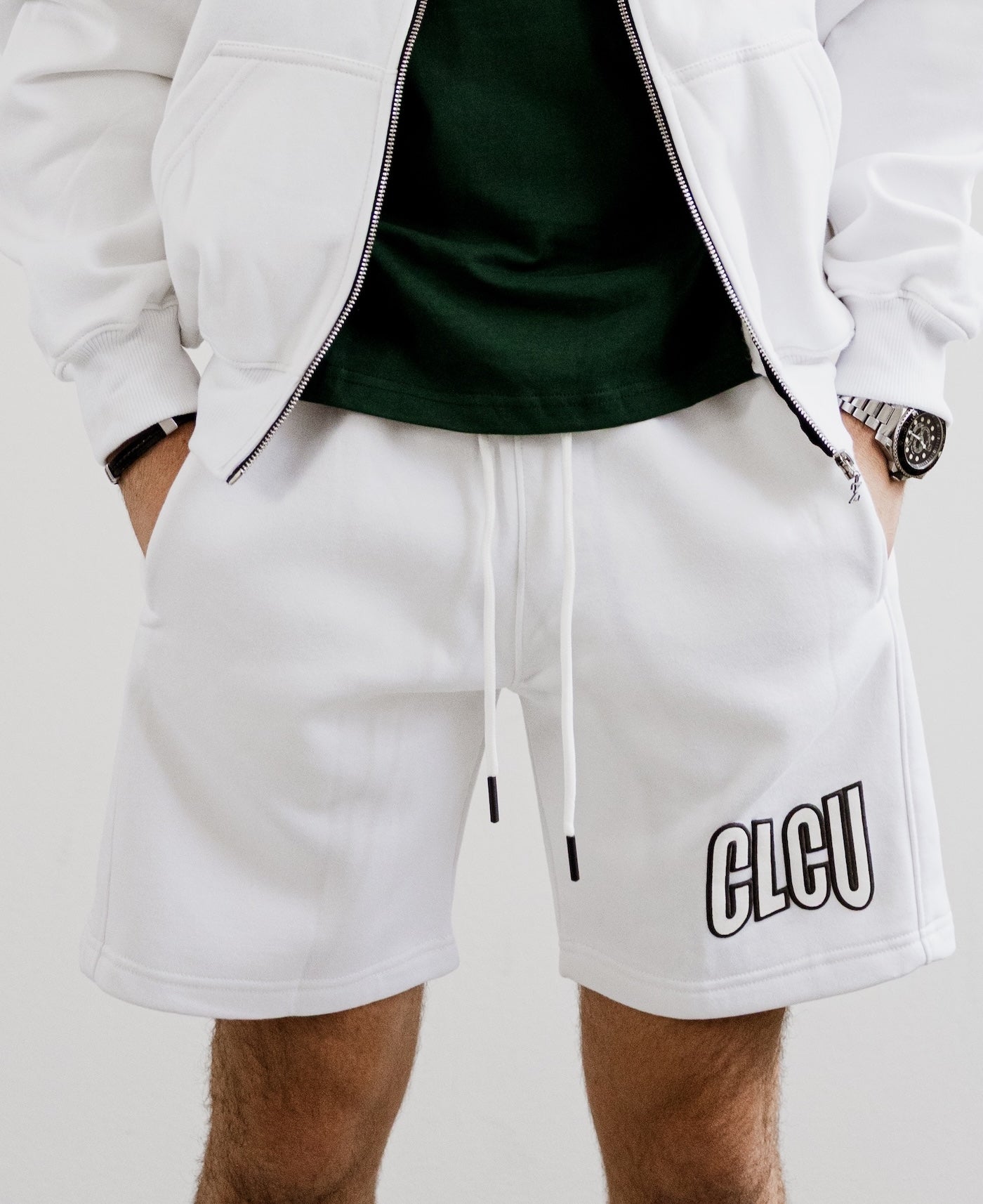 CLCU PUFF Shorts Cloud White
