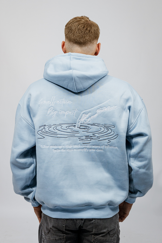 Skyblue Ripple Hoodie