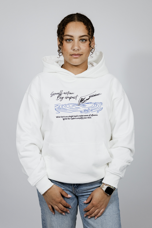 Pearl Ripple Hoodie Front